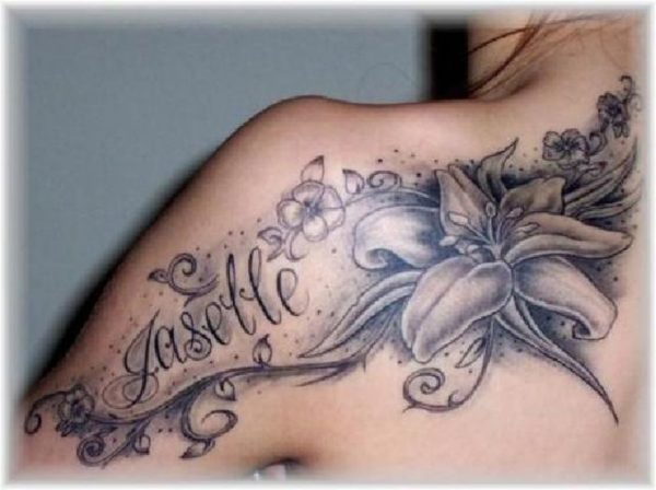 Wonderful Shoulder Tattoo Design