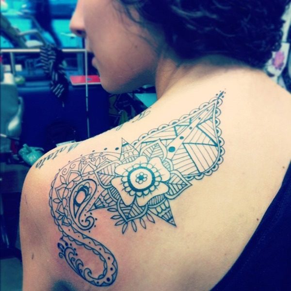 Wonderful Shoulder Tattoo For Women