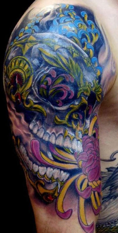 Wonderful Skull Tattoo