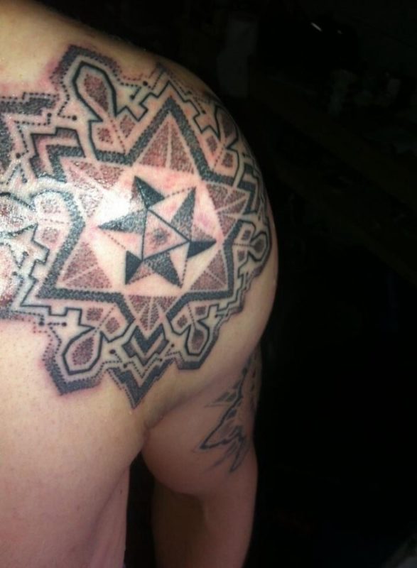 Wonderful Star Designer Tattoo