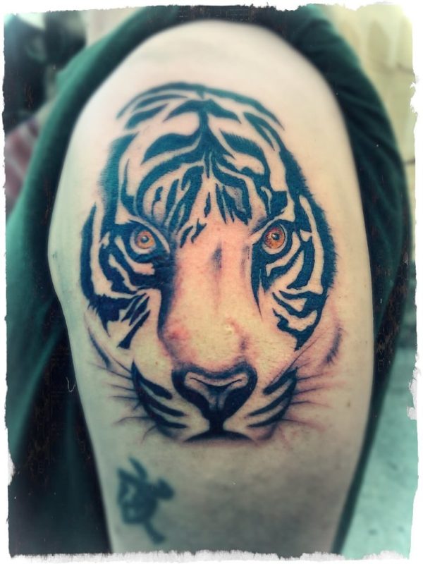 Wonderful Tiger Tattoo Design