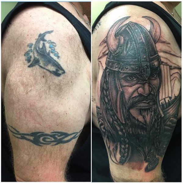 Wonderful Warrior Shoulder Tattoo