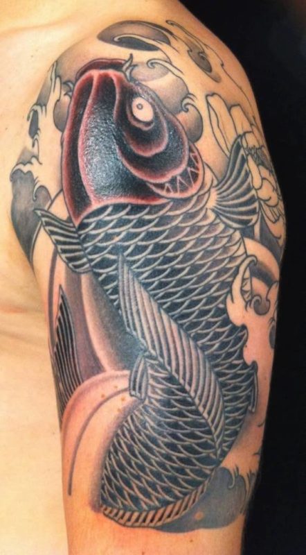 Yin Yang Fish Tattoo