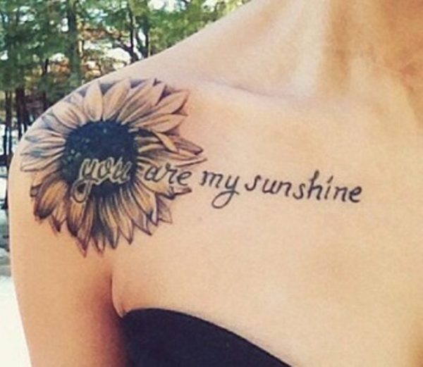 You Are My Sunshine Quote Tattoo