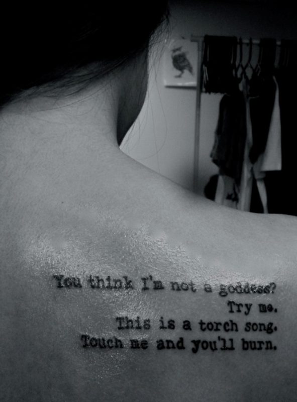 You Think Quote Tattoo