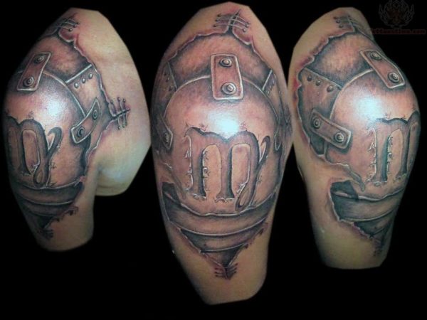 Zodiac Armor Tattoo