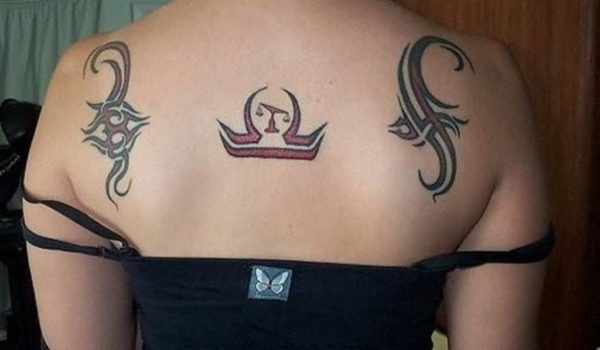 Zodiac Shoulder Back Tattoo
