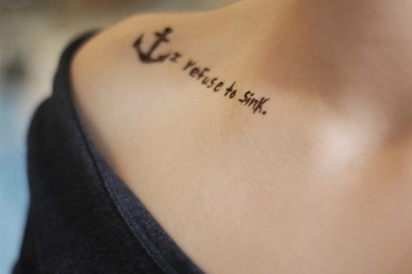 Literacy Tattoo On Shoulder