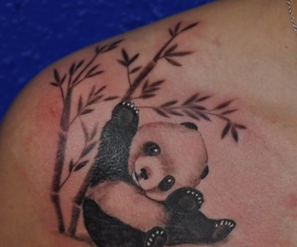 Lovely Panda Tattoo