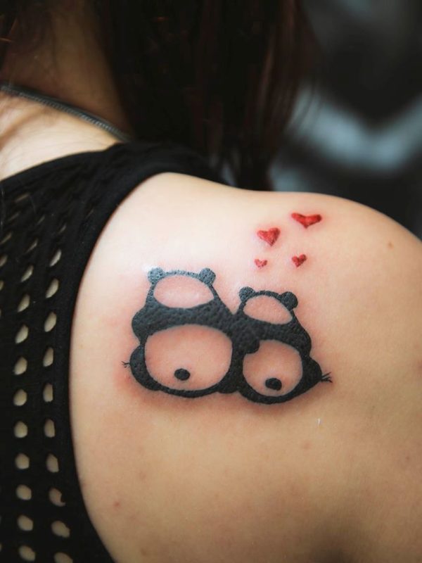 Panda Couple Tattoo